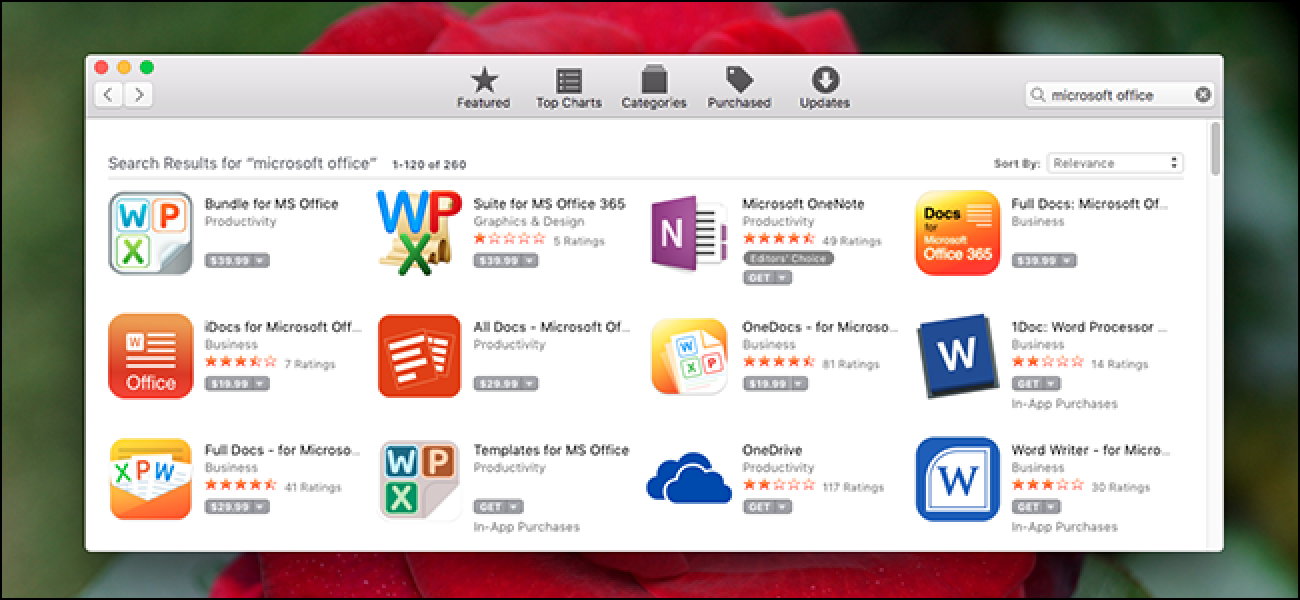 Open the mac app store to buy and download apps
